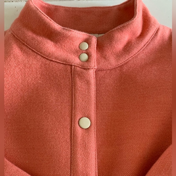 ANTHROPOLOGIE LAUREN MOFFATT Eastwood
Dress Salmon Wool Pea Coat Snaps.Size:M - Picture 8 of 9